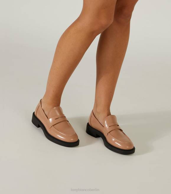 Slipper| de Tony Bianco Frauen schätze Wohnungen Latte Hi Shine 4624597